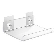 Clear Acrylic Shelf Adhesive Mount 7.87x3.94 inch