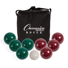Champion Sports Bocce Ball Set: Tournament Series Classic Family, Party and Lawn Game