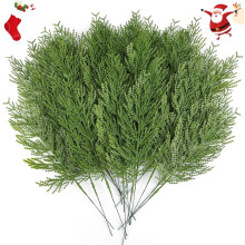 Artificial Pine Sprigs Faux Greenery Stems 15 or 30 pcs