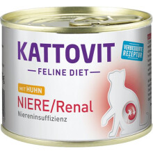 KATTOVIT Feline Diet Niere/Renal Chicken - wet cat food - 185g