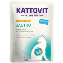 KATTOVIT Feline Diet Gastro Chicken with rice - wet cat food - 85g