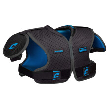 Champro Unisex-Adult 7-Series Football Shoulder Pad , Black, Blue, Small