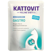 KATTOVIT Feline Diet Gastro Duck with rice - wet cat food - 85g