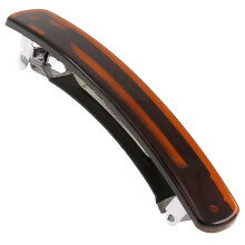 Camila Paris CP3557 Clip Barrette Francese Tartaruga per Ragazze, Chiusura Metallica Automatica