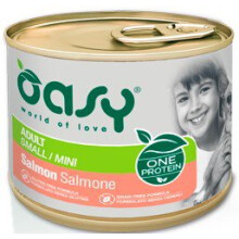 OASY One Protein Adult Small/Mini Salmon - wet dog food - 200g