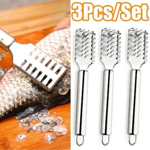 Fish Scaler Brush Stainless Steel 1 Piece