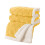 Heated Blanket for Sofa Bed Yellow 3D Grid Design 1