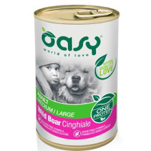 OASY One Protein Adult Medium/Large Wild Boar - wet dog food - 400g