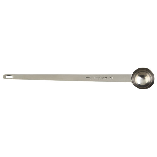 Cuillère doseuse à café en acier inoxydable à long manche, 15 ml