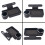 Car Headrest Cup Holder Foldable Seat Back Organizer 6