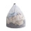 Mesh laundry bag reusable drawstring white 1