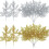 Artificial Pine Branches Silver Gold 20 pcs 13.78 in 1