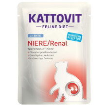 KATTOVIT Feline Diet Niere/Renal Duck - wet cat food - 85g
