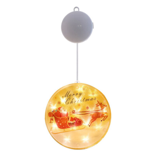 Cordão de luzes de Natal LED com lanternas de 2 metros 1