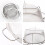Stainless Steel Mesh Colander 3 Quart with Handles 5