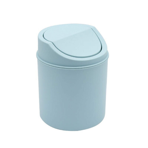 Mini swing-top waste can, compact garbage bin, 1 unit