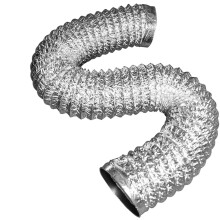 Cosmo 6 Tum 6 Fot Aluminium Flex Luftkanal, Utan Klämmor, Ventilationskanal