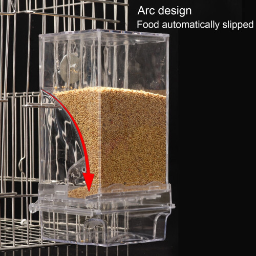 Automatic Bird Feeder with Perch Plastic Large Capacity 2