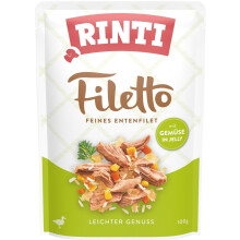 RINTI Filetto Duck fillet with vegetables - wet dog food - 100g