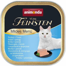 ANIMONDA Vom Feinsten Mildes Menu Turkey and trout  - wet cat food - 100g