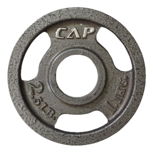 CAP Barbell Olympic Gripplatte, Grau, 2,5 lbs