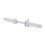 CAP Barbell Olympisk Solid 2-Inch, Dumbbell Handtag 20in (OBIS-20), Legerat Stål, Krom 1