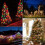 ZOELNIC Julelys 100 cm 100 LED multifarvet 8 tilstande 6