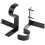 Curtain Rod Brackets Fast Fit No Drill 2-4 pcs 1