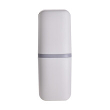 Toothbrush and Toothpaste Holder Case Portable White