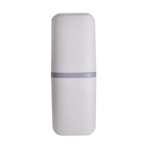 Toothbrush and Toothpaste Holder Case Portable White