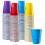 Comfy Package [240 Compte] 9 oz. Gobelets Plastiques Jetables - Couleurs Assorties 1