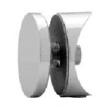 C.R. Laurence HYDG180CH Polished Chrome Hydroslide 180 Graden Glas naar Schuifrails Connector