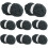 Chenille Yarn Set for Crocheting and Knitting 8 pcs 1