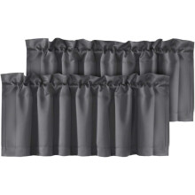 Blackout Curtain Valances for Kitchen Bathroom Living Room