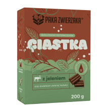 PAKA DLA ZWIERZAKA Venison with green tea - dog treat - 200g