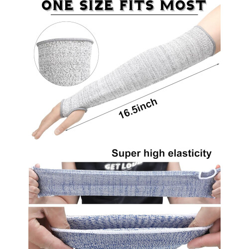 Arm Sleeves for Elderly Thin Skin Protection 3pcs 1