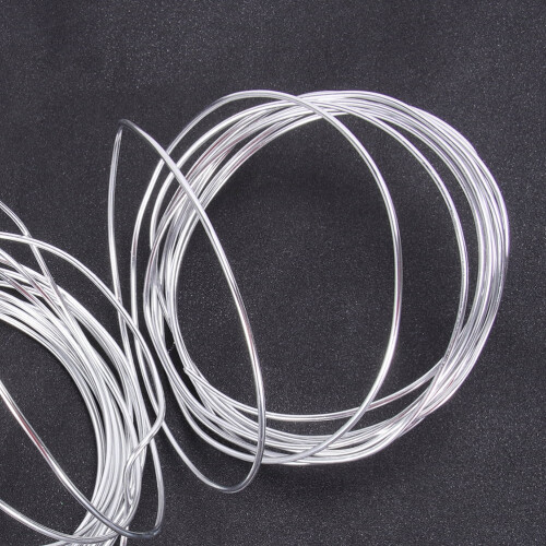 Weis aluminum wire craft wire 5m silver 1/1.5/2/3mm 2