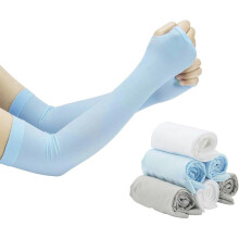 UV Protection Cooling Arm Sleeves with Thumb Hole 6 Pairs