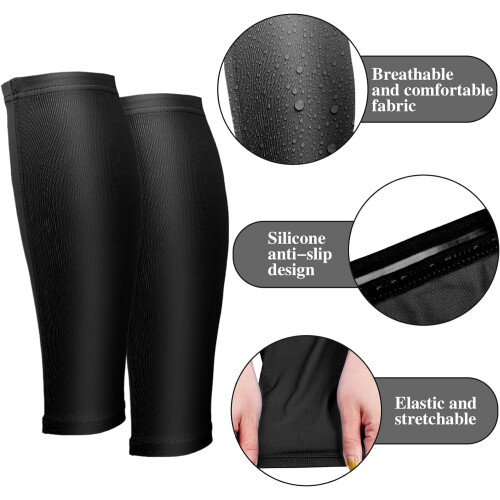 Compression calf sleeves for men and women 3 pairs 2