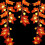 ZOELNIC Halloween maple leaf string lights 20LED orange 7