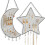 Earring Wall Holder Metal Grid Star Moon Shape 1 PC 1
