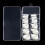 Coffin Nails Tips Clear Medium Round Long 100 pcs 4