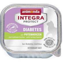 ANIMONDA Integra Protect Diabetes Turkey hearts - wet cat food - 100g