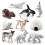 Arctic Animal Figurines Set Realistic Plastic 10pcs 1