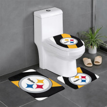 Zestaw dywaników łazienkowych Steelers Team3Piece, dywan antypoślizgowy do łazienki, 24 x 16 cali