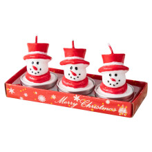 Bougies chauffe-plat de Noël YOTTUSKI sans parfum, lot de 12