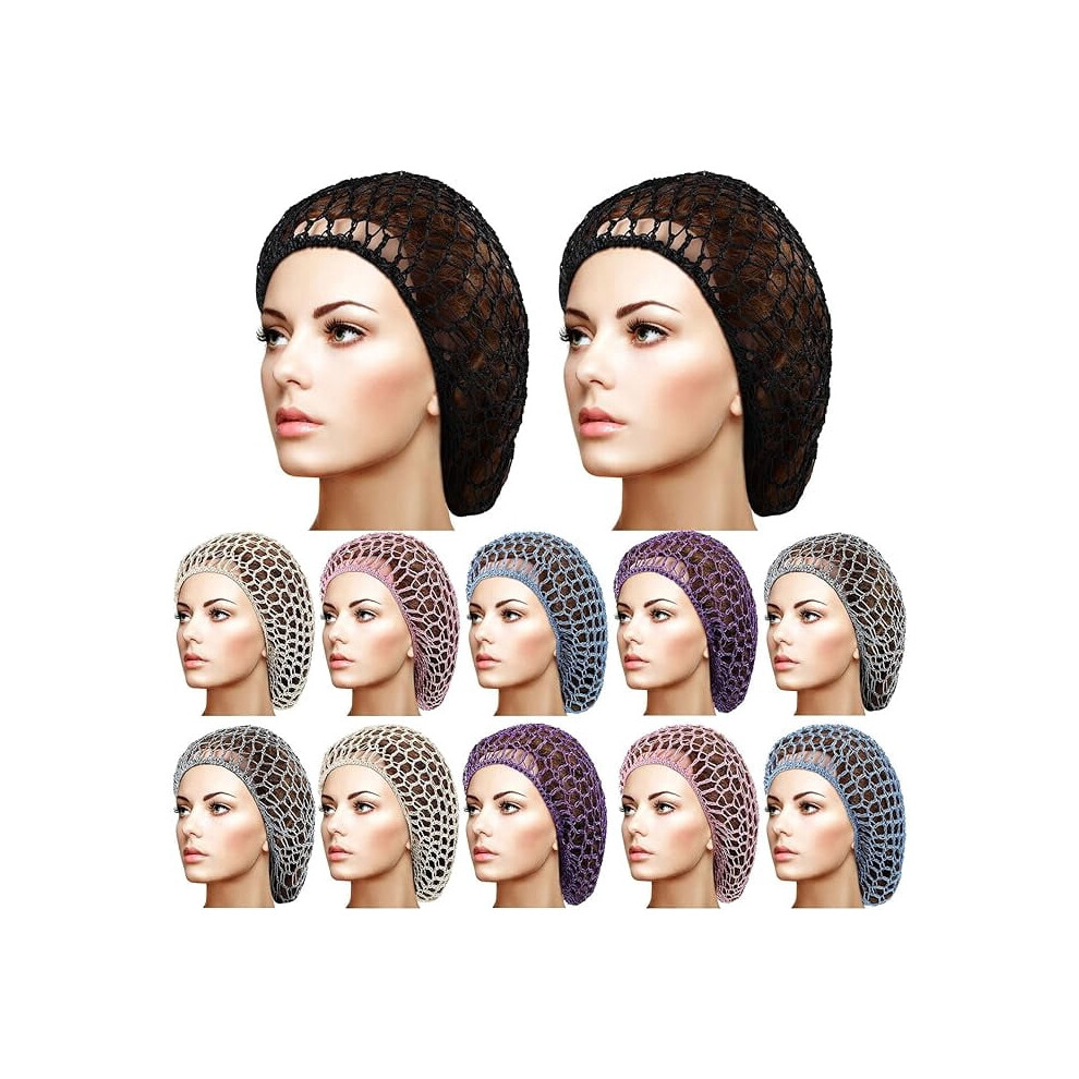 Women's mesh hair net rayon sleeping headband