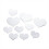 Love Heart Acrylic 3D Mirror Wall Sticker 10pcs 3