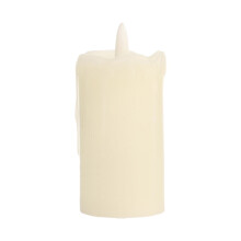 LED Flameless Candles Glass Pillar 4-Pack