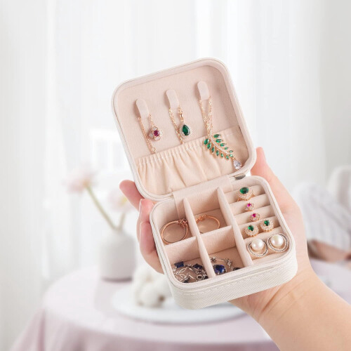 Mini Travel Jewelry Box PU Leather 3PCS 1